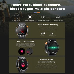 V68 Smartwatch 1.43″ AMOLED 100+ Sports Mode Compass Flashlight Smart Watch