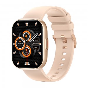 P68 Smartwatch 2.04″ Njia 100 za Michezo za AMOLED Zinaonyeshwa Kila Wakati