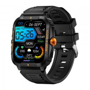 P76 Smartwatch 1.96″ Outdoor Sports Fitness 3ATM Waterproof  Smart Watch