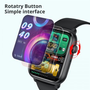 C80 Smartwatch 1.78 inç 368×448 AMOLED Ekrana Herdem Li Ser Nîşandana 100+ Modelên Werzîşî Watch Smart