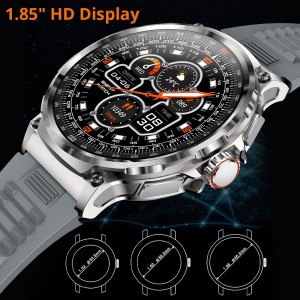 V69 Smartwatch 1.85″ Ratidza 400+ Zviso zveWachi 710 mAh Battery Smart Watch