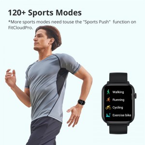 C80 Smartwatch 1,78 inch 368×448 AMOLED-scherm Altijd zichtbaar 100+ sportmodellen Smart Watch