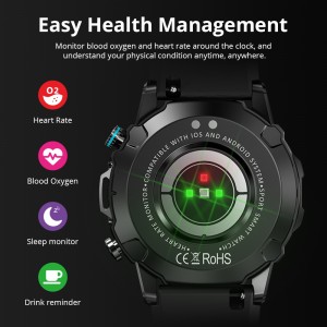China Supplier Full Round Screen Daily Sport Reloj Weight Management Multi Mode Smart Watch