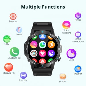 M42 Smartwatch 1,43″ AMOLED zaslon 100 sportskih načina Glasovno pozivanje Pametni sat