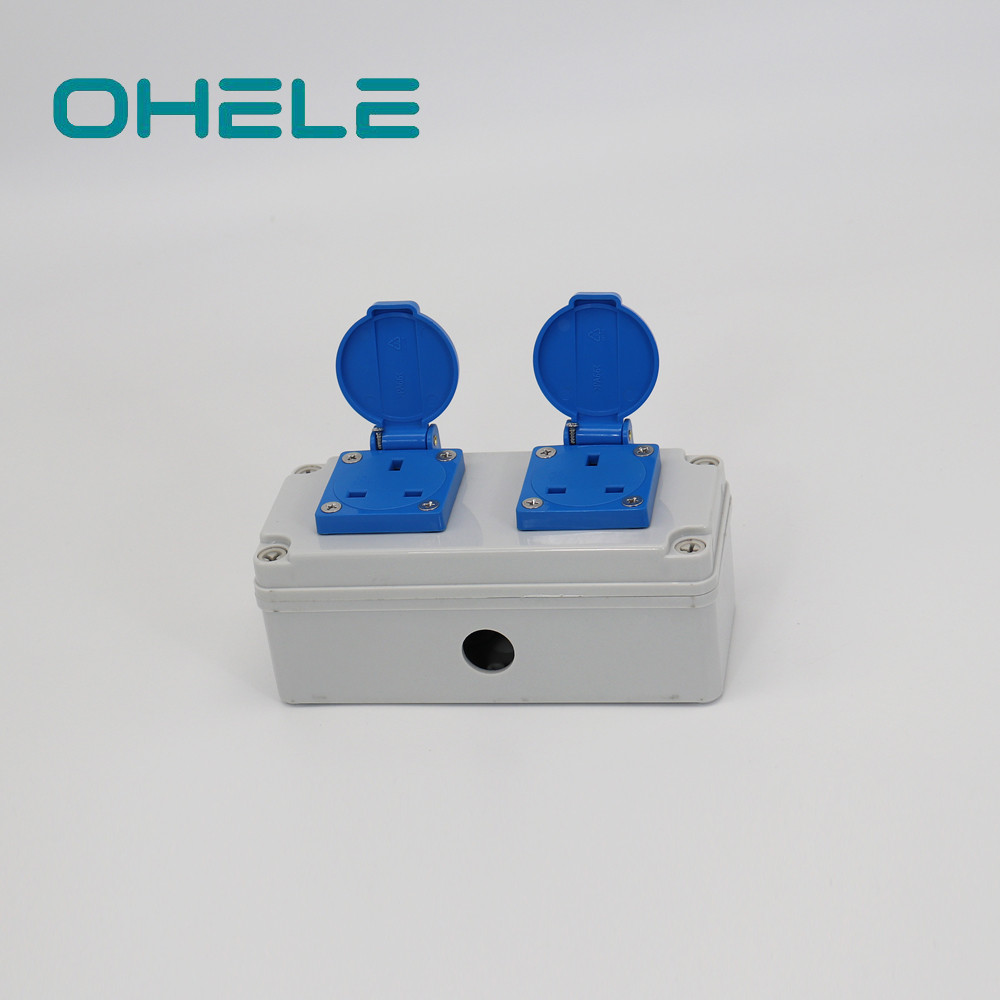 Factory best selling Waterproof Switches For Boats - 2 Gang UK Socket – Ohom