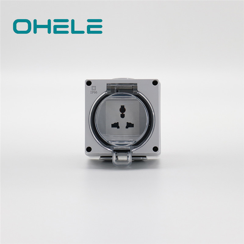 Male Hose Nipple Multi Plug Socket With Switch - 1 Gang Multi-function Socket – Ohom