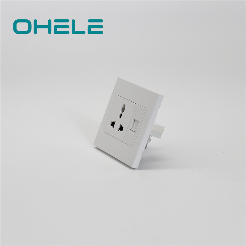 High reputation Fast Charging Wall Outlet - 1 Gang Multi-function Socket+1 Gang Computer Port – Ohom