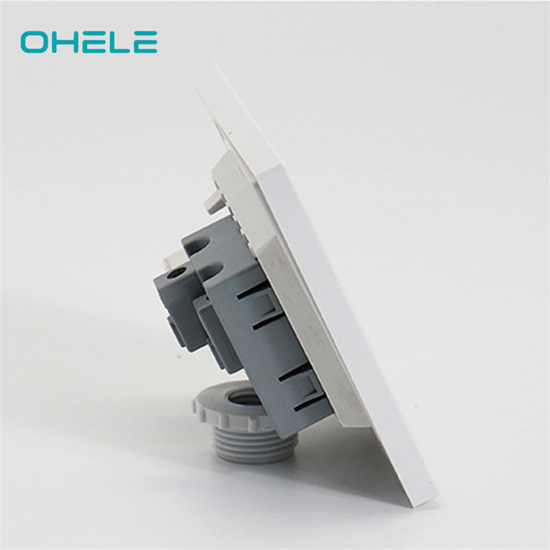 OEM/ODM China Tile Installation Leveling Clips - 1 Gang Multi-function Socket+1 Gang Telephone Port – Ohom