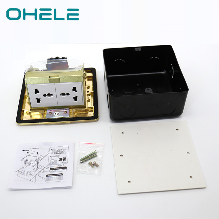 New Arrival China Self Leveling Tile - Pop up power outlet Ground 2 Gang Multi-function Box Socket – Ohom