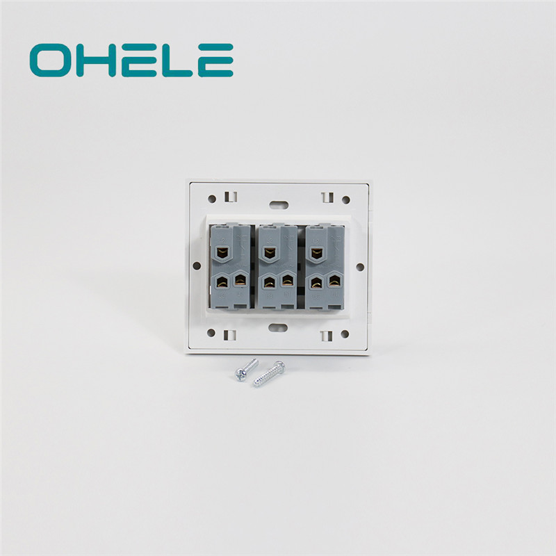 Hot sale Different Wall Sockets - 3 Gang switch – Ohom