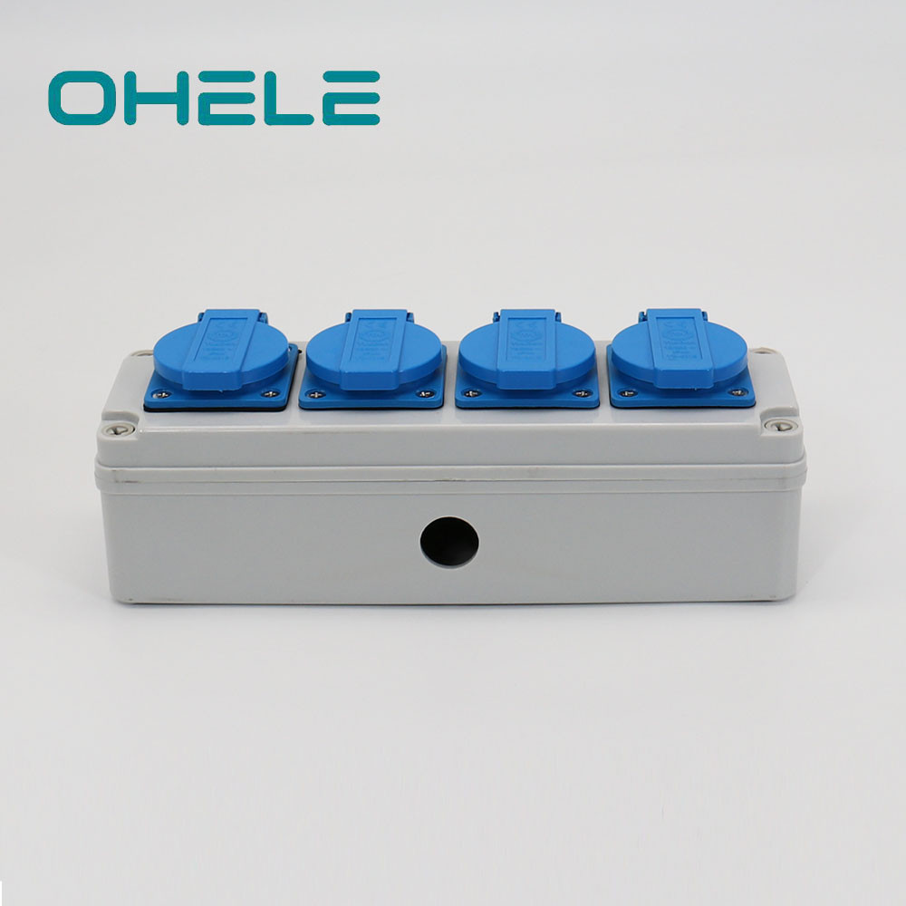 Gi Hex Nipple Switch Ip66 - 4 Gang French Socket – Ohom