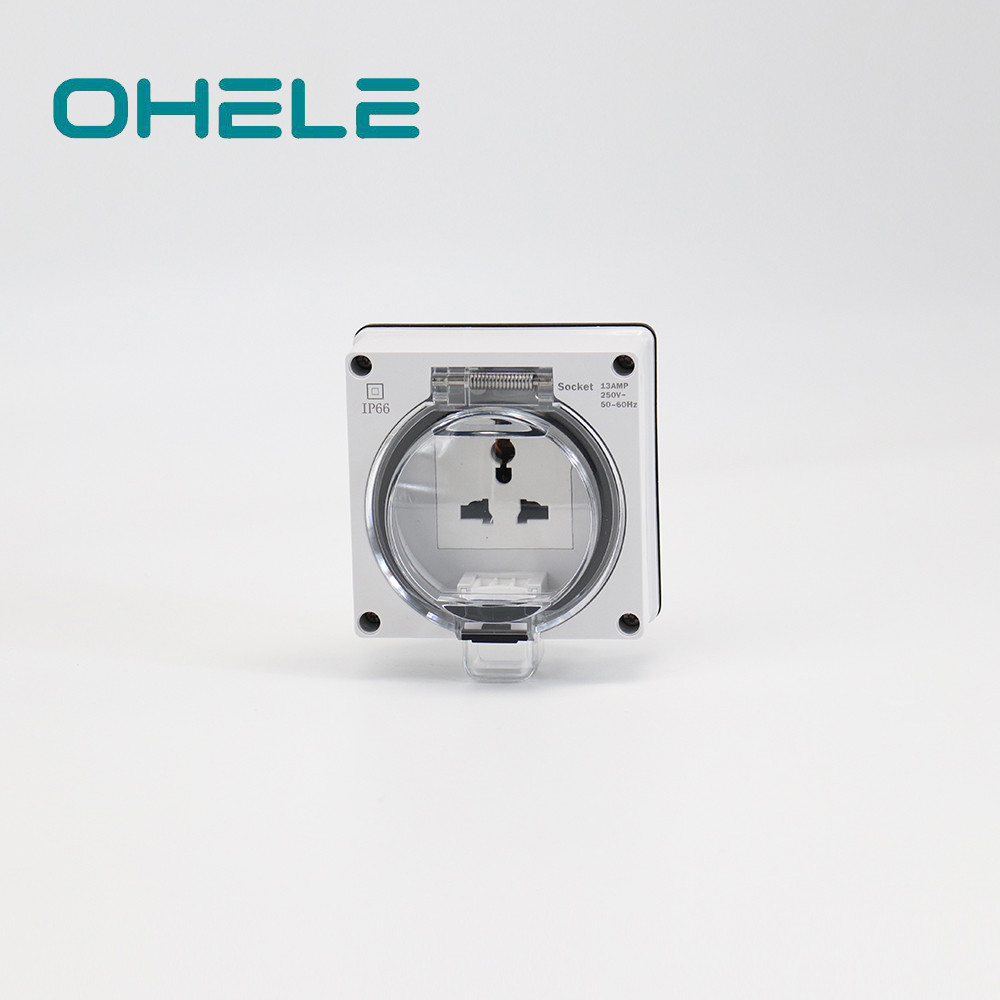 Threaded Pipe Recessed Wall Outlet - 1 Gang Multi-function Socket – Ohom