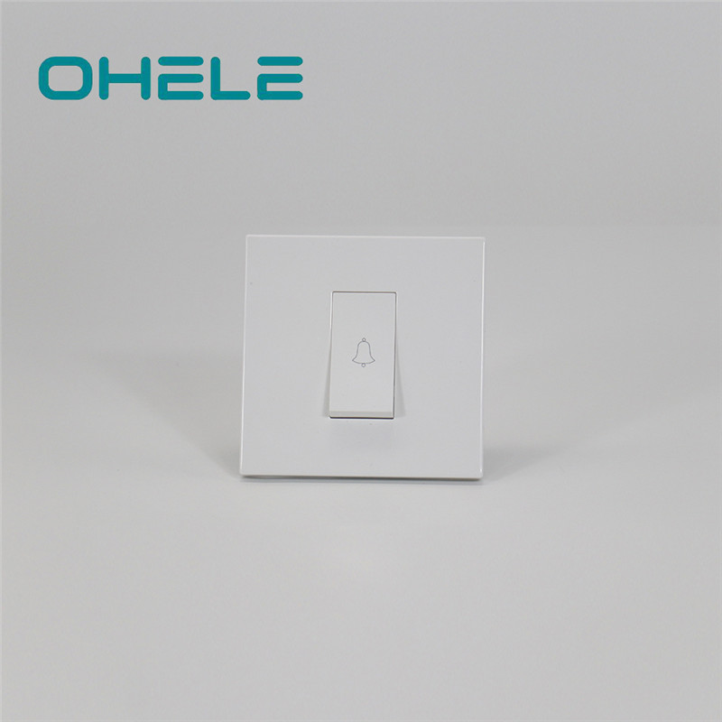 Discount Price Wall Outlet With Usb Ports - 1 Gang Bell Push Switch – Ohom