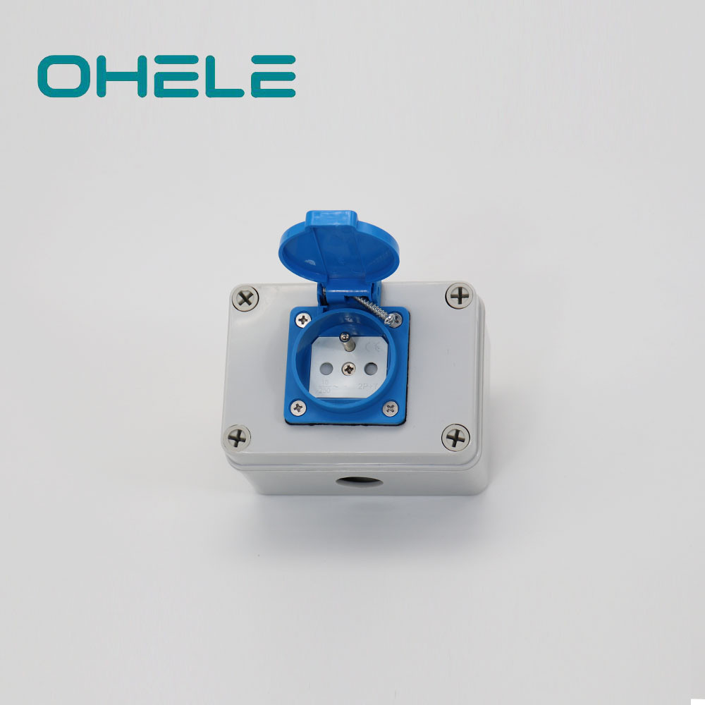 Personlized Products Battery Powered Electrical Outlet - 1 Gang French Socket – Ohom