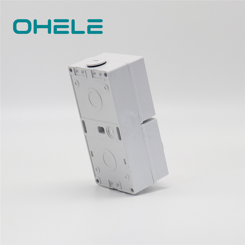 Factory Price For Waterproof Lighted Rocker Switch - 1 Gang Switch + 1 Gang French Socket – Ohom