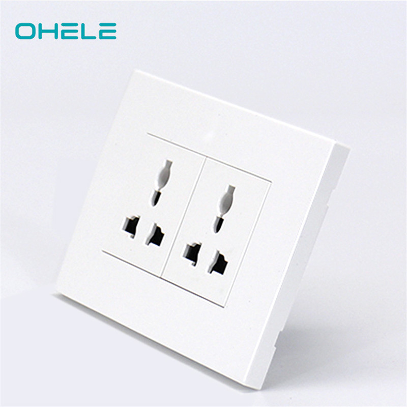 2020 New Style Outlet Wall Plug - 2 Gang Multi-function Socket – Ohom