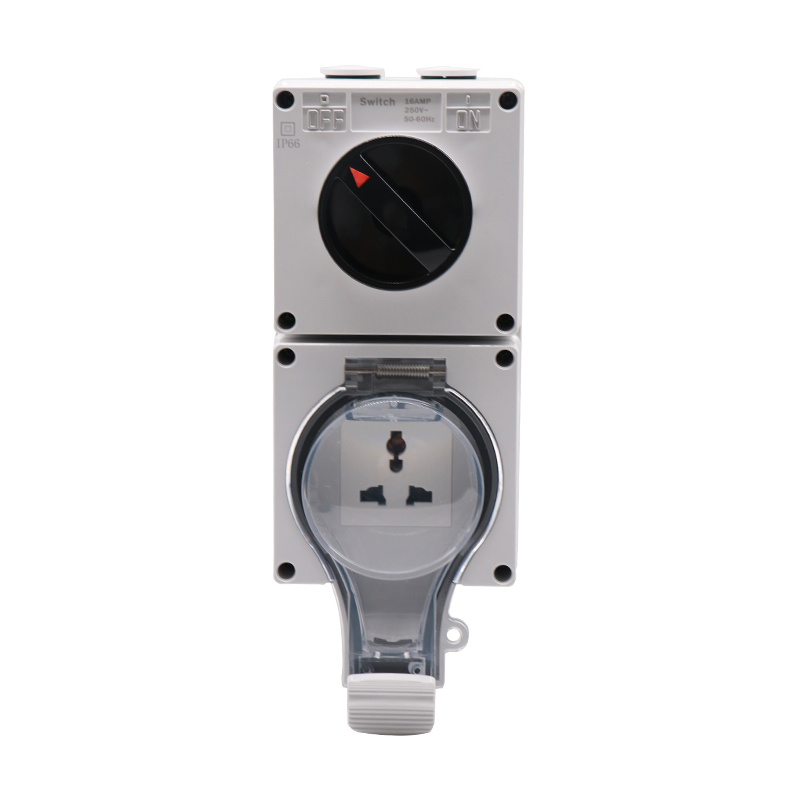 Factory Promotional Wiring An Outlet With 2 Wires - 1 Gang Switch +1 Gang Multi-function Socket – Ohom