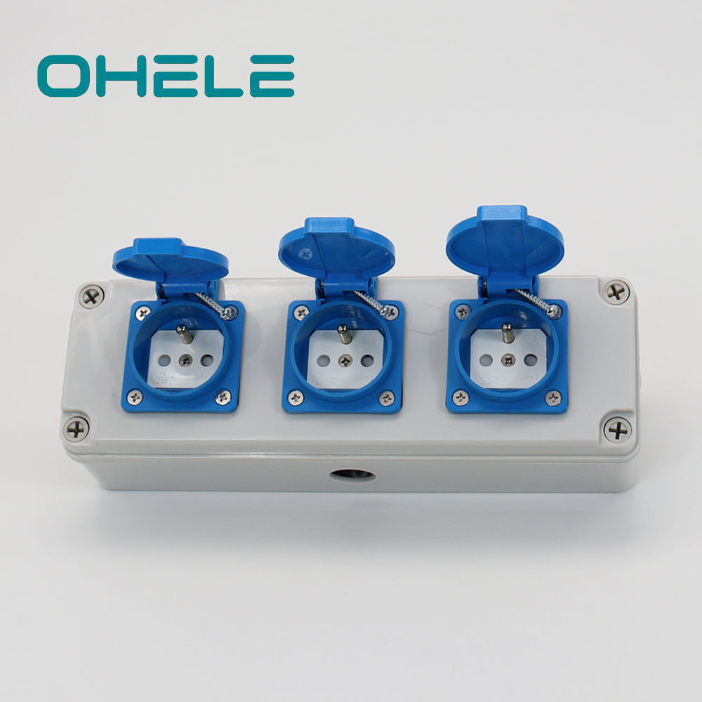 OEM/ODM Manufacturer Usb Electrical Outlet - 3 Gang French Socket – Ohom