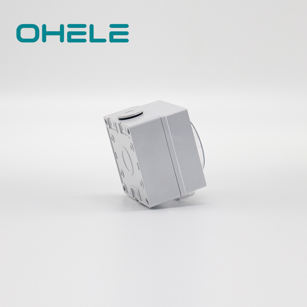 One Side Threaded Nipple Chrome Plug Sockets - 1 Gang French Socket – Ohom