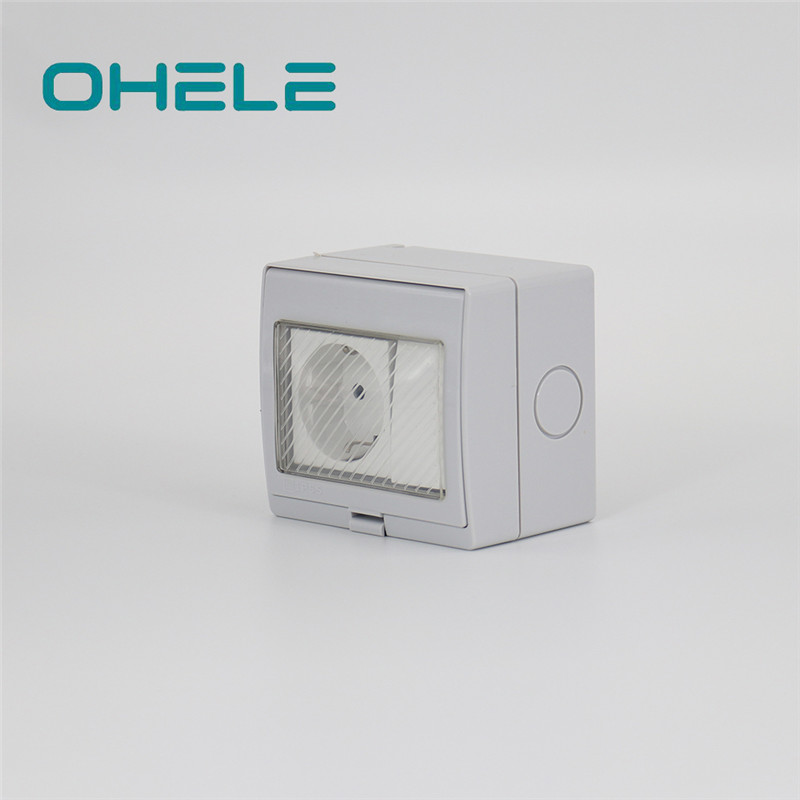Factory Outlets Surface Mount Electrical Outlet - 1 Gang Switch + 1 Gang German(EU) Socket – Ohom