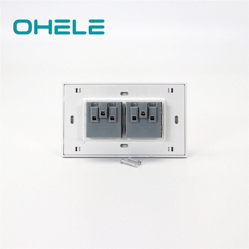 2020 wholesale price Wall Tile Leveling Clips - 2 Gang Multi-function Socket – Ohom
