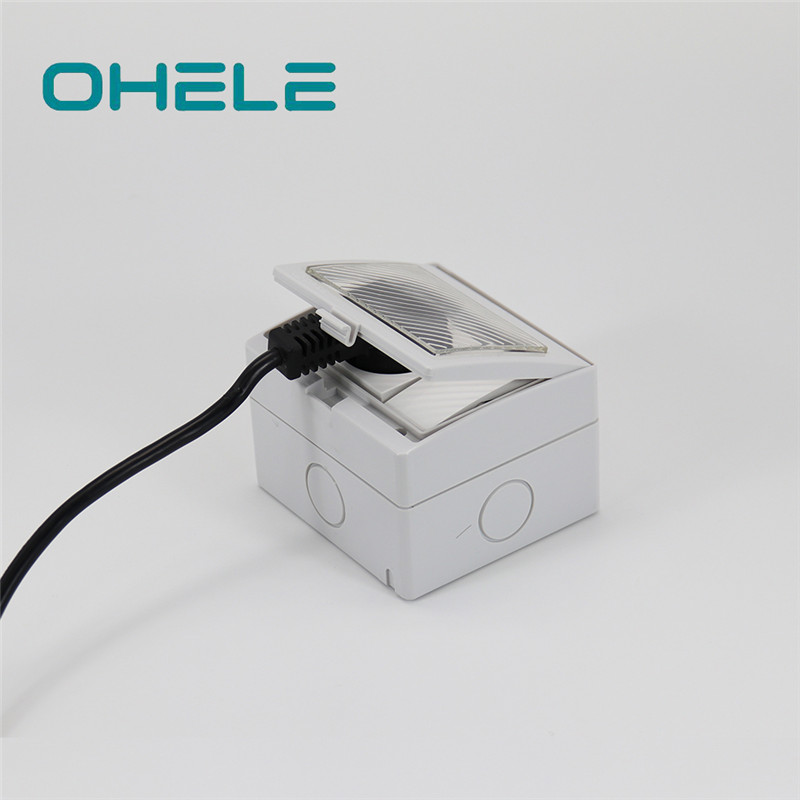 Gi Hex Nipple Switch Ip66 - 1 Gang Switch + 1 Gang German(EU) Socket – Ohom