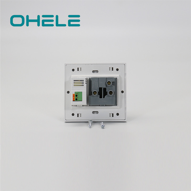 PriceList for Different Types Of Wall Outlets - 1 Gang UK Socket+1 Gang USB – Ohom