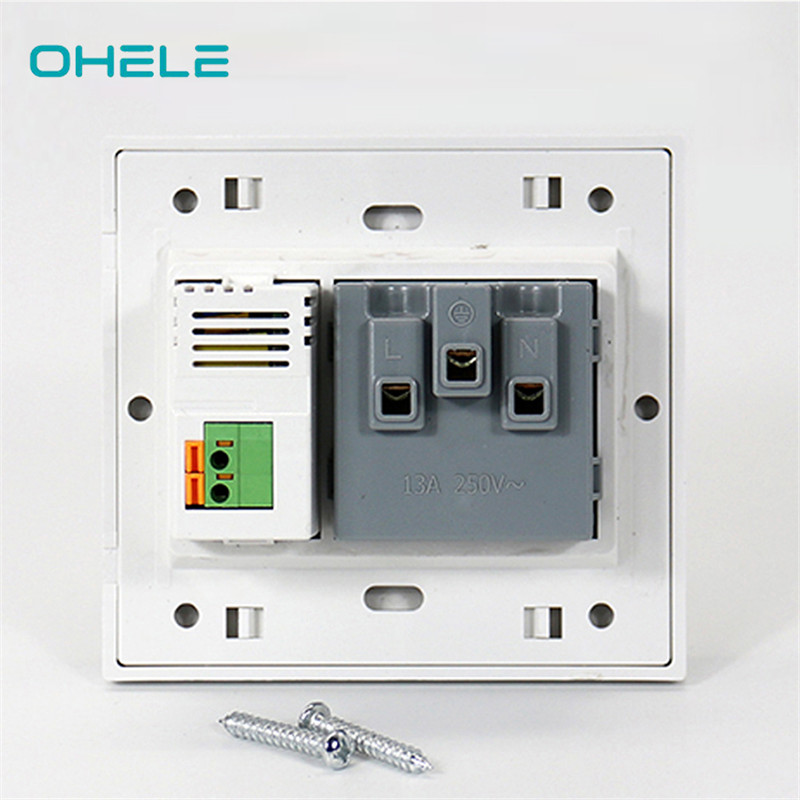 High Quality Uk Wall Socket And Switches With Usb - 1 Gang Multi-function Socket+1 Gang USB – Ohom