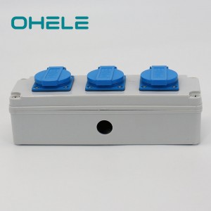 OEM/ODM Manufacturer Usb Electrical Outlet - 3 Gang French Socket – Ohom