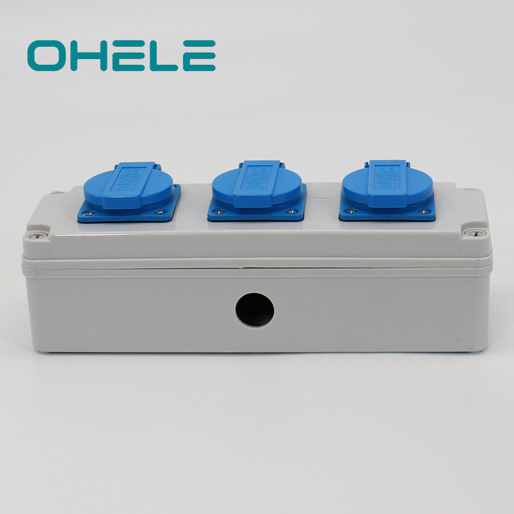 Well-designed Waterproof Inline Switch - 3 Gang French Socket – Ohom