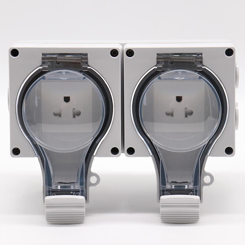 Special Design for Water Resistant Rocker Switch - 2 Gang US Socket – Ohom