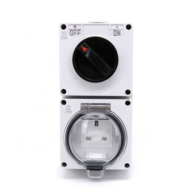 Factory direct sale IP66 waterproof electric socket and switch