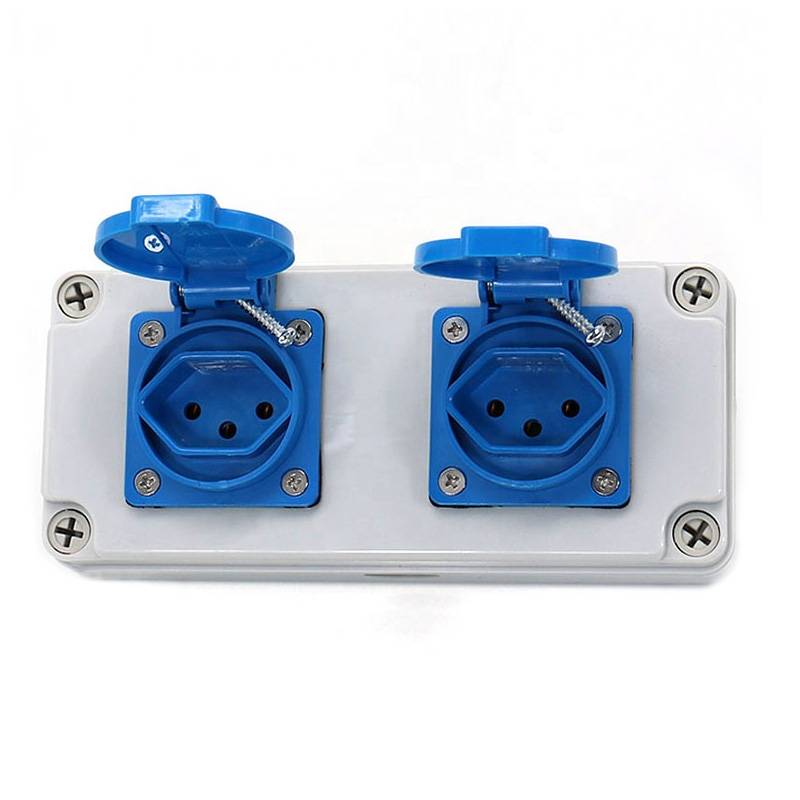 Special Price for Different Types Of Outlets - 2 Gang Swiss Socket – Ohom