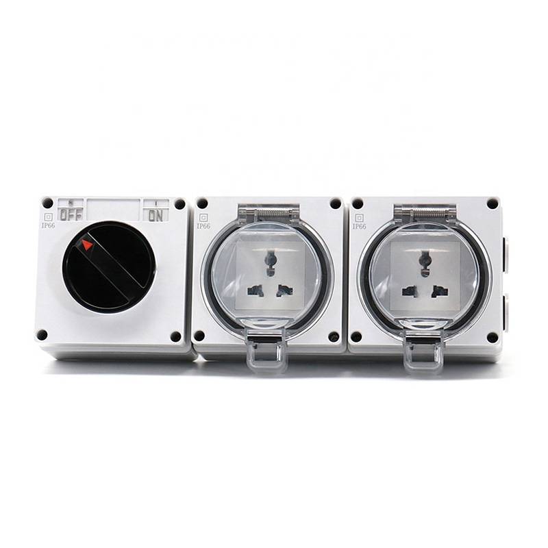 Made in China electric socket wall switch waterproof switch and socket for wall