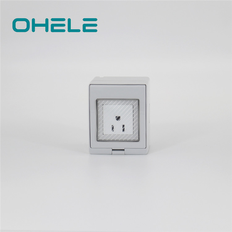 Swage Nipple Fitting Modular Switches And Sockets - 1 Gang US Socket – Ohom