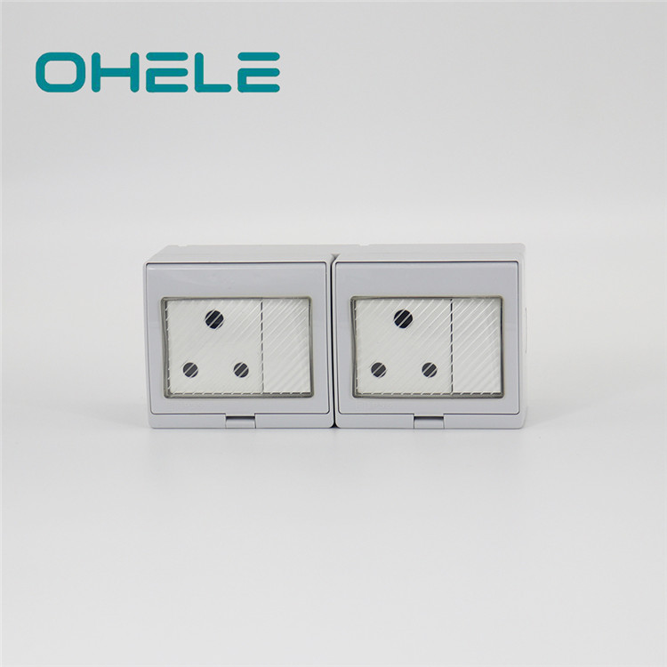 Wholesale Price Installing An Outlet - 2 Gang Switch + 2 Gang South Africa Socket – Ohom