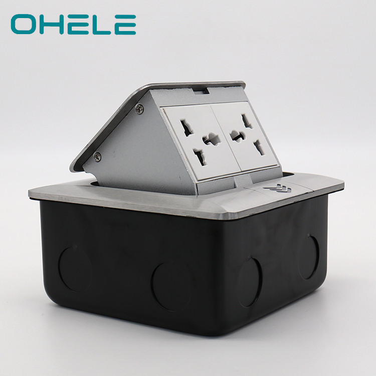 100% Original Laying Tile With Leveling Spacers - 2 Gang Multi-function Socket Aluminum alloy – Ohom