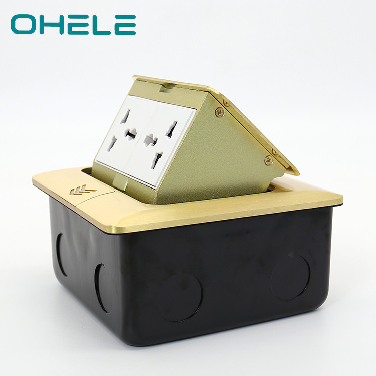 Free sample for Self Leveling System Tile - Pop up power outlet Ground 2 Gang Multi-function Box Socket – Ohom