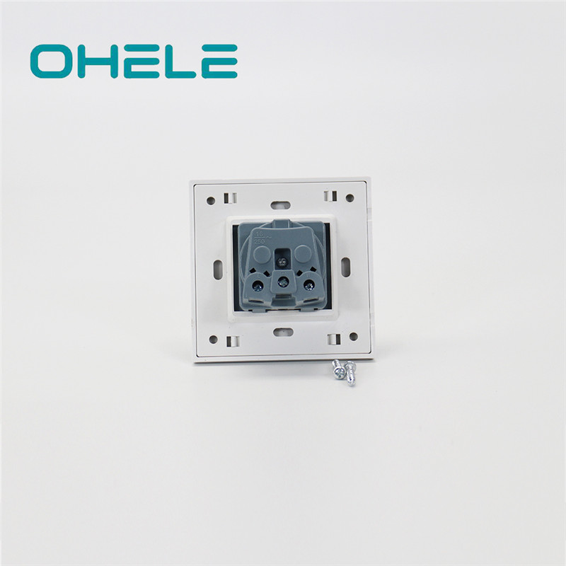 Discount Price Wall Outlet With Usb Ports - 1 Gang German(EU) Socket – Ohom
