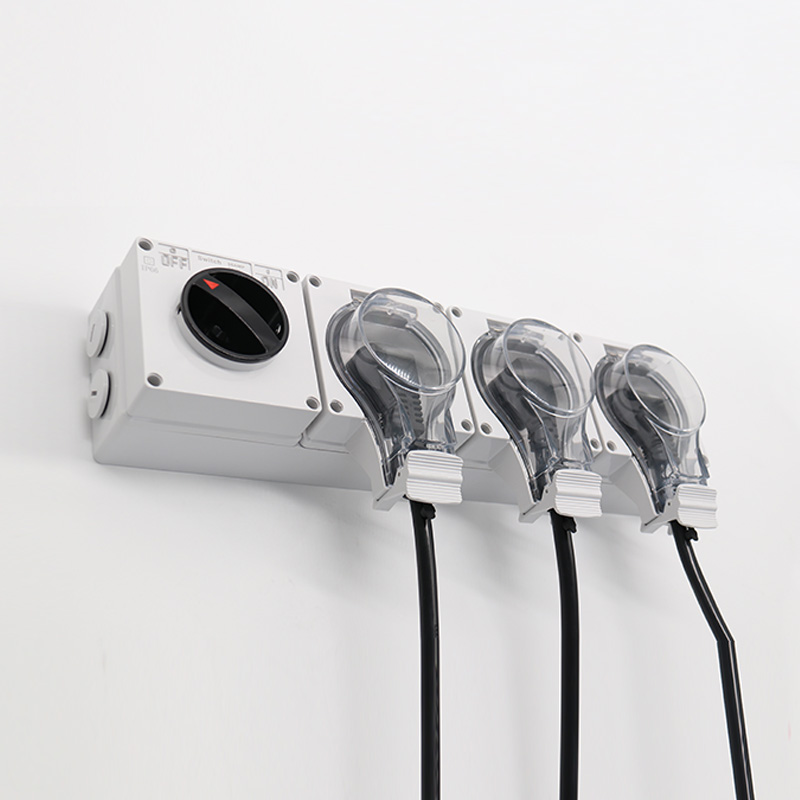 Manufacturer for Washer Dryer Electrical Outlet - 1 Gang Switch + 3 Gang French Socket – Ohom