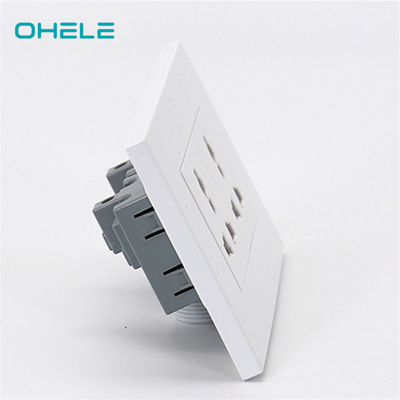 New Delivery for Wall Mounted Power Socket - 2 Gang Multi-function Socket – Ohom