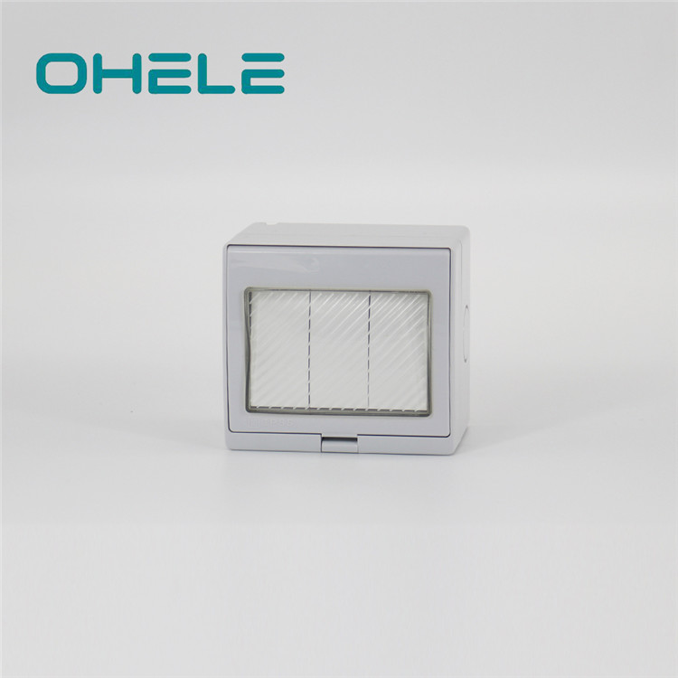 100% Original Wiring Outlets In Parallel - 3 Gang switch – Ohom