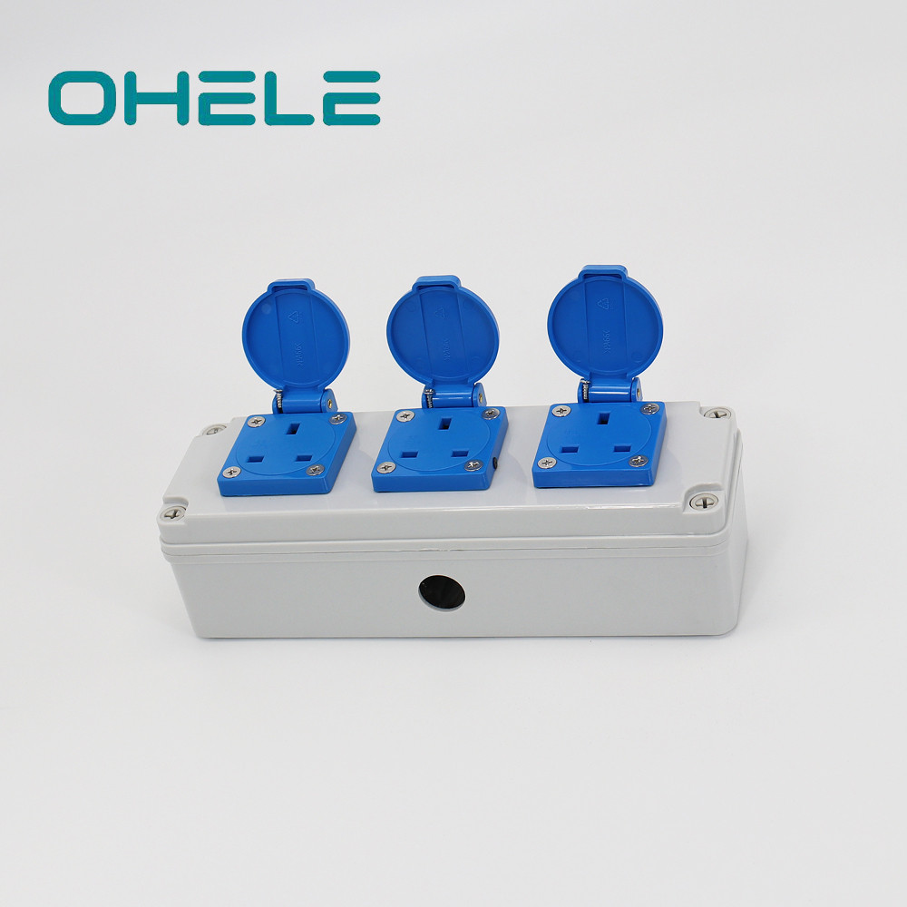 Factory Promotional Wiring An Outlet With 2 Wires - 3 Gang UK Socket – Ohom