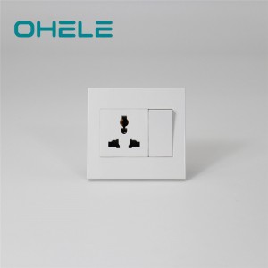 Reliable Supplier Wall Outlet Adapters - 1 Gang Multi-function Socket+1 Gang Switch – Ohom