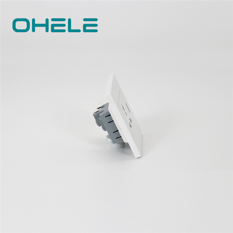 One of Hottest for Outside Wall Socket - 1 Gang Multi-function Socket+1 Gang USB – Ohom