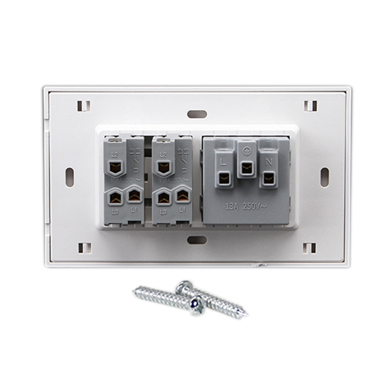 Reasonable price Double Electric Plug Socket - 1 Gang Multi-function Socket+2 Gang Switch – Ohom