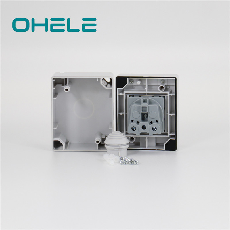 Double Threaded Nipple Electrical Sockets And Switches - 1 Gang French Socket – Ohom