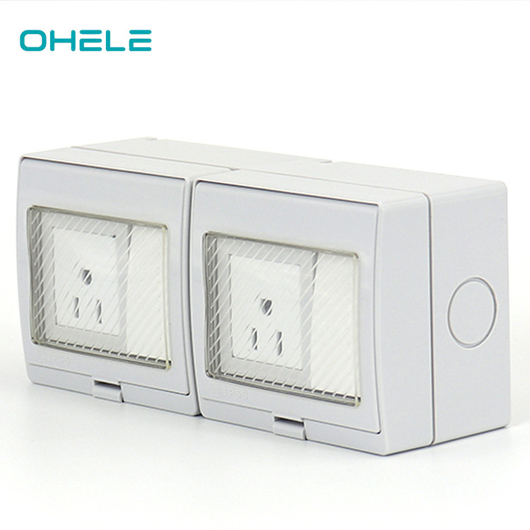 Online Exporter Waterproof Micro Switch - 2 Gang Switch + 2 Gang US Socket – Ohom