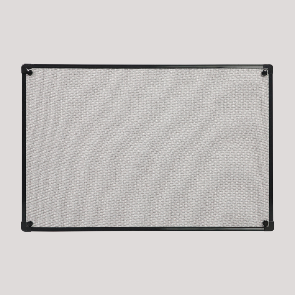 Online Exporter Big Bulletin Board - Notice board with gray felt surface – Ohsung