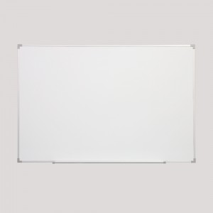 Whiteboard with concealed mounting hardware and pen-shelf